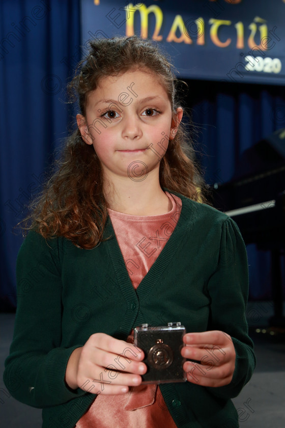 Feis31012020Fri39 
 39
Joint Bronze, Isabella Plaice from Fernannes

Class: 187: Piano Solo 9 Years and Under 
Feis20: Feis Maitiú festival held in Fr. Mathew Hall: EEjob: 31/01/2020: Picture: Ger Bonus.