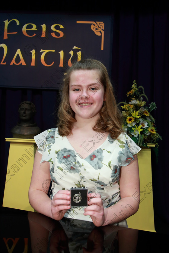 Feis04032019Mon25 
 25
Silver Medallist Leah Walsh from Castlemahon Limerick.

Class: 53: Girls Solo Singing 13 Years and Under–Section 2John Rutter –A Clare Benediction (Oxford University Press).

Feis Maitiú 93rd Festival held in Fr. Mathew Hall. EEjob 04/03/2019. Picture: Gerard Bonus