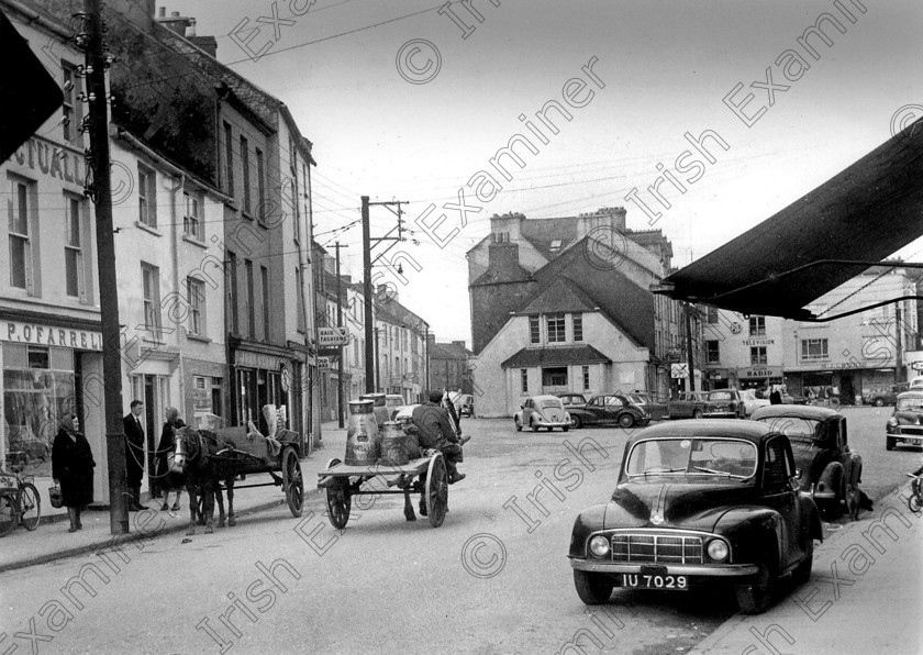 940992 940992 
 For 'READY FOR TARK'
View of Macroom, Co. Cork in the 1960's old black and white rural towns