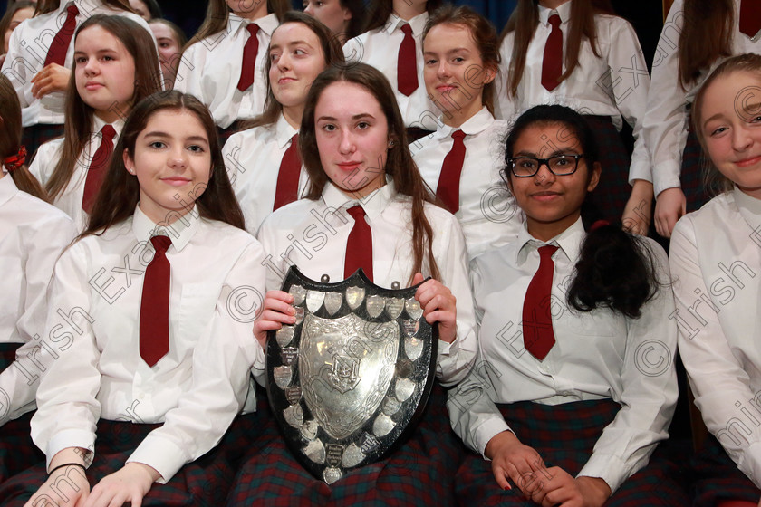Feis27022019Wed73 
 73
Lia Marr, Nicola Daly and Dana Paul, Sacred Heart School Tullamore with “The Father Mathew Perpetual Shield”

Class: 81: “The Father Mathew Perpetual Shield” Part Choirs 19 Years and Under Two contrasting songs.

Feis Maitiú 93rd Festival held in Fr. Mathew Hall. EEjob 27/02/2019. Picture: Gerard Bonus