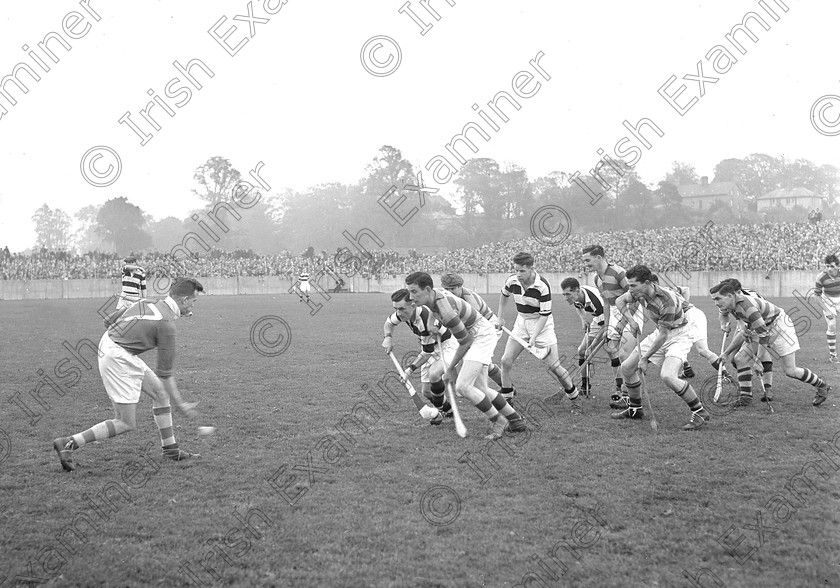 Blackrock-1956-830296 830296 
 ROCKIES 166J 
Action from 1956 Cork County Hurling final Blackrock v Glen Rovers . Referee throwing in the Sliotar . Echoes of the Past , Where we sported and played . page 67 correct version .