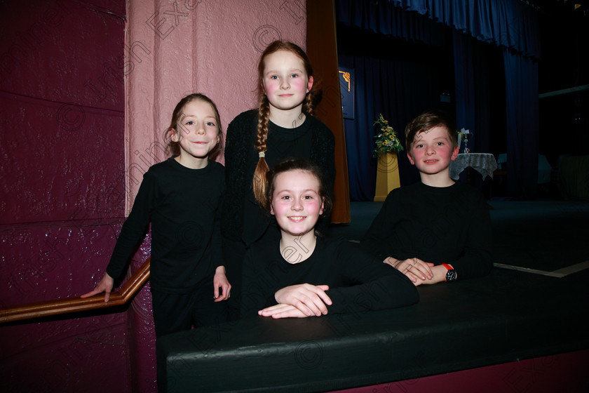 Feis23022018Fri91 
 91
Performers Miah Heffernan, Kacie Kenneally and Caoifainche Bradley and Naoise Ó Luasa.
 Speech and Drama Class: 468 “The Ide McSweeney Perpetual Cup” Group Mime 11 Years and Under Feis Maitiú 92nd Festival held in Fr. Mathew Hall. EEjob 23/02/2018 Picture: Gerard Bonus.