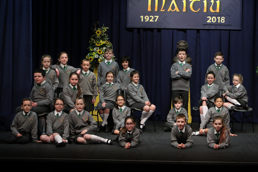 Feis23022018Fri12 
 6~14
An Teaghlaigh Ballyphehane performing.
 Speech and Drama Class: 476: “The Peg O’Mahony Memorial Perpetual Cup” Choral Speaking 4th Class Feis Maitiú 92nd Festival held in Fr. Mathew Hall. EEjob 23/02/2018 Picture: Gerard Bonus.