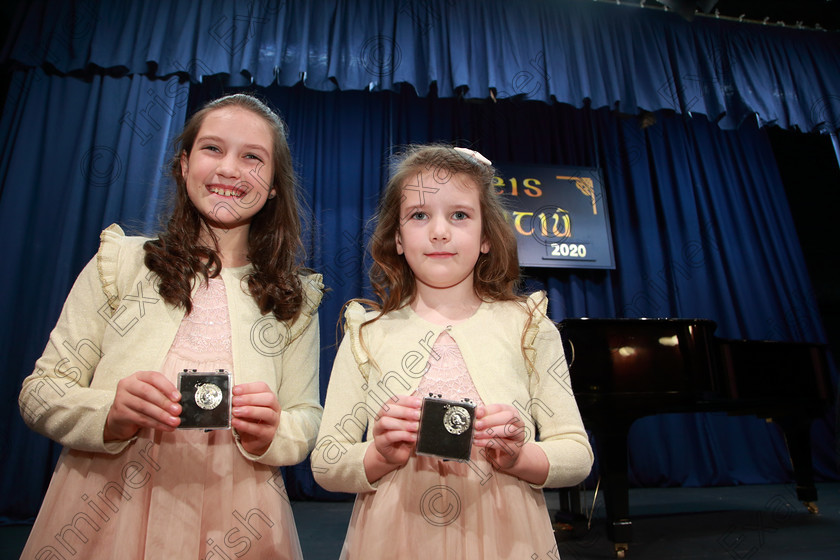 Feis01022020Sat36 
 36
Silver Medallists Sisters Saidhbh and Neasa Randles from Waterfall.

Class: 267: Junior Duo Class
Feis20: Feis Maitiú festival held in Fr. Mathew Hall: EEjob: 01/02/2020: Picture: Ger Bonus.