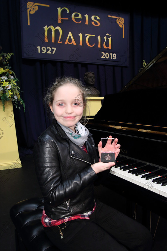 Feis01022019Fri23 
 23
Bronze Medallist Claudia Duffy from Dingle in Class: 166: Piano Solo: 10 Years and Under.

Class: 166: Piano Solo: 10Yearsand Under (a) Kabalevsky – Toccatina, (No.12 from 30 Childrens’ Pieces Op.27). (b) Contrasting piece of own choice not to exceed 3 minutes.
 Feis Maitiú 93rd Festival held in Fr. Matthew Hall. EEjob 01/02/2019. Picture: Gerard Bonus