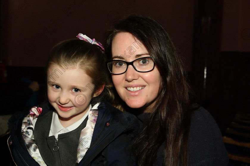 Feis21032018Wed44 
 44
Performer Líle O’Donovan from Silversprings with her mother Ailish.
 Labhairt na Filíocht agus Míreanna Drámaíochta Class: 518: Bhéarslabhairt 5 Bliana D’Aois Nó Faoina Feis Maitiú 92nd Festival held in Fr. Mathew Hall. EEjob 21/03/2018 Picture: Gerard Bonus.