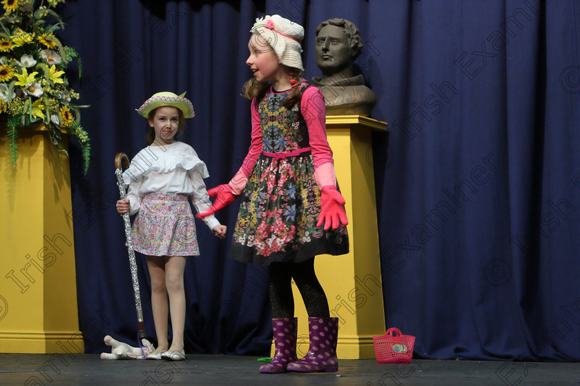 Feis20032018Tue44 
 43~46
Silver Medallists Laura Coomey and Tamara Moynihan from Grange Ovens for their performance of “Mary Lamb” and Mary, Mary Quite Contrary”.
 Speech and Drama Class: 313: Dramatic Duo 8 Years and Under Feis Maitiú 92nd Festival held in Fr. Mathew Hall. EEjob 20/03/2018 Picture: Gerard Bonus.