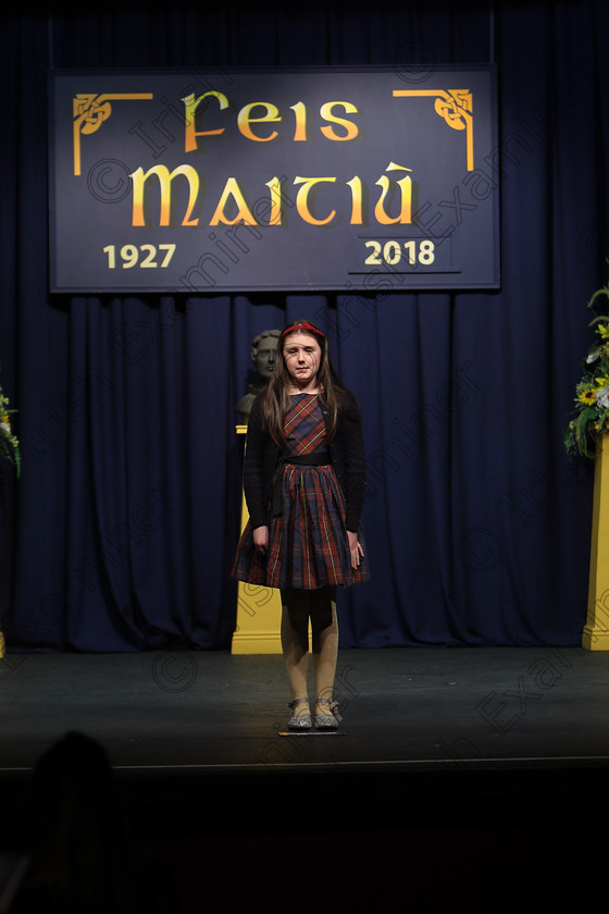 Feis12032018Mon31 
 31
Performer Isolyn O’Connor from Ballinlough reciting her poem.
 Speech and Drama Class: 365: Solo Verse Speaking Girls 10 Years and Under Section 4 Feis Maitiú 92nd Festival held in Fr. Mathew Hall. EEjob 12/03/2018 Picture: Gerard Bonus