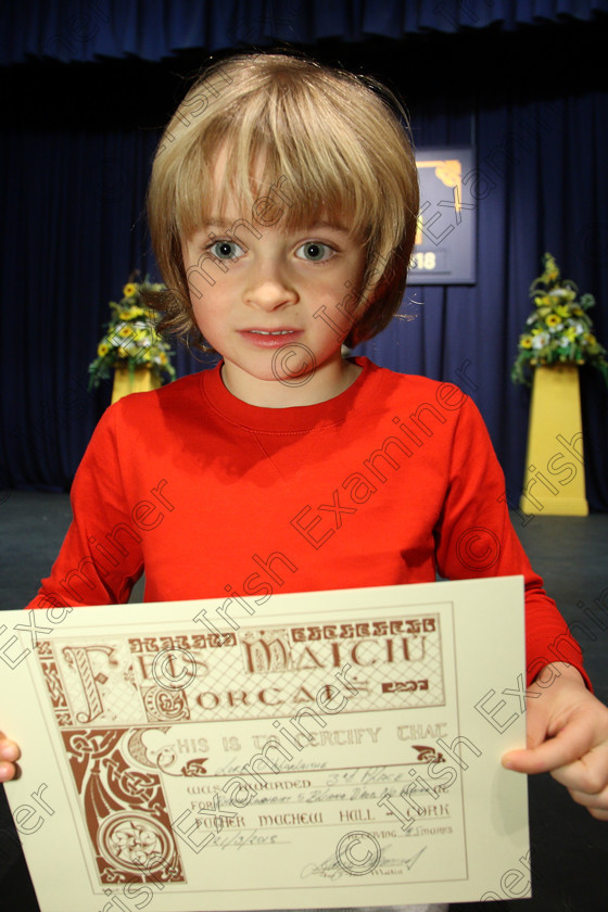 Feis21032018Wed56 
 56
3rd place Luke Herlihy from Glanmire.
 Labhairt na Filíocht agus Míreanna Drámaíochta Class: 518: Bhéarslabhairt 5 Bliana D’Aois Nó Faoina Feis Maitiú 92nd Festival held in Fr. Mathew Hall. EEjob 21/03/2018 Picture: Gerard Bonus.