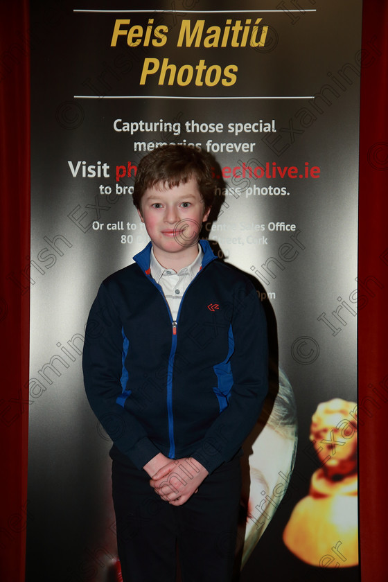 Feis12022020Wed38 
 37
Performer, Jack McCann from College Road

Class:62: Boys Solo Singing 12Years and Under

Feis20: Feis Maitiú festival held in Father Mathew Hall: EEjob: 11/02/2020: Picture: Ger Bonus.