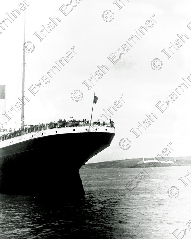 TITANIC 1(2) 
 ON BOARD THE TITANIC at Queenstown (Cobh), Ireland - STERN - REF. C747/103