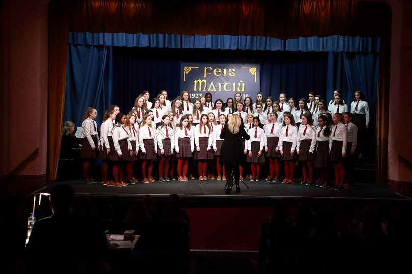 Feis27022019Wed61 
 61~63
Sacred Heart School Tullamore singing “The Sea Lullaby” conducted by Regina McCarthy.

Class: 81: “The Father Mathew Perpetual Shield” Part Choirs 19 Years and Under Two contrasting songs.

Feis Maitiú 93rd Festival held in Fr. Mathew Hall. EEjob 27/02/2019. Picture: Gerard Bonus