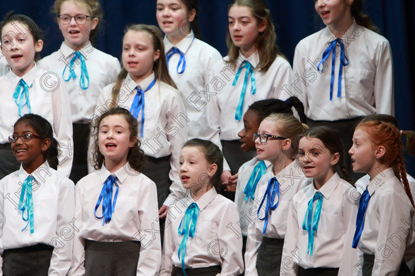 Feis26022020Wed21 
 18~21
Castlemartyr Children’s Choir singing Chattanooga Choo Choo.

Class:84: “The Sr. M. Benedicta Memorial Perpetual Cup” Primary School Unison Choirs

Feis20: Feis Maitiú festival held in Father Mathew Hall: EEjob: 26/02/2020: Picture: Ger Bonus.
