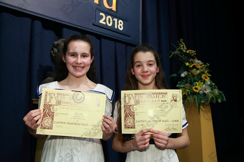 Feis12032018Mon64 
 64
Niamh Casey and Caoimhe Golden performed “Children’s Hour” for 3rd Place Speech and Drama Class: 311: Dramatic Duo 12 Years and Under –Section 1 Solo Feis Maitiú 92nd Festival held in Fr. Mathew Hall. EEjob 12/03/2018 Picture: Gerard Bonus