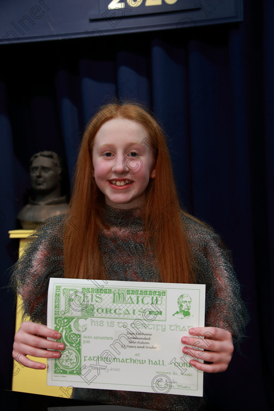Feis12022020Wed83 
 83
Commended: Joen Keohane from Watergrasshill

Class:113: “The Edna McBirney Memorial Perpetual Award” Solo Action Song 12 Years and Under

Feis20: Feis Maitiú festival held in Father Mathew Hall: EEjob: 11/02/2020: Picture: Ger Bonus.