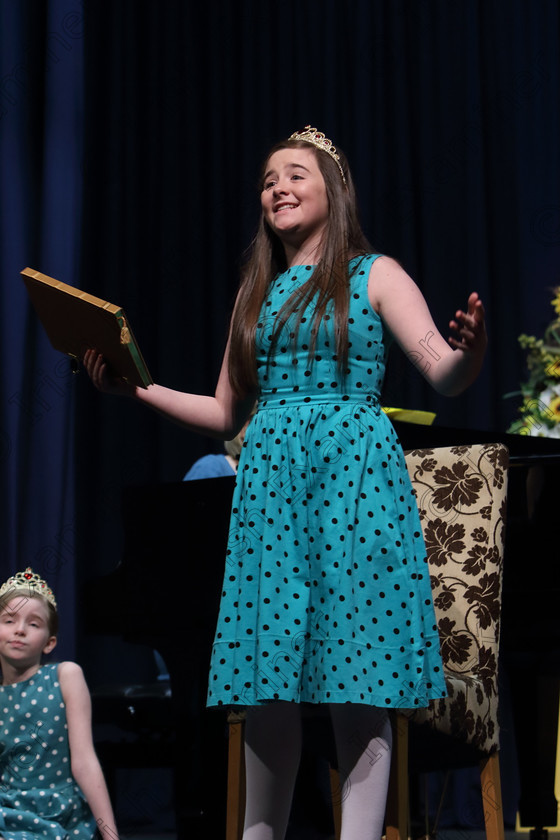 Feis27032018Tue69 
 65~69
A fabulous 90 marks for the family of Faye, Sophia and Charlotte Herlihy from Ballinhassig performed in the Family Class A programme of own choice not to exceed 10 minutes they called it “Sisterhood” every adjudicator at this year’s Feis awarded the top mark of 90 points to one or two acts, many adjudicators don’t give the highest score in years of adjudicating, reflecting the very high standard going through the doors of Fr. Mathew Hall. 
 Feis Maitiú 92nd Festival held in Fr. Mathew Hall. EEjob 28/03/2018 Picture: Gerard Bonus