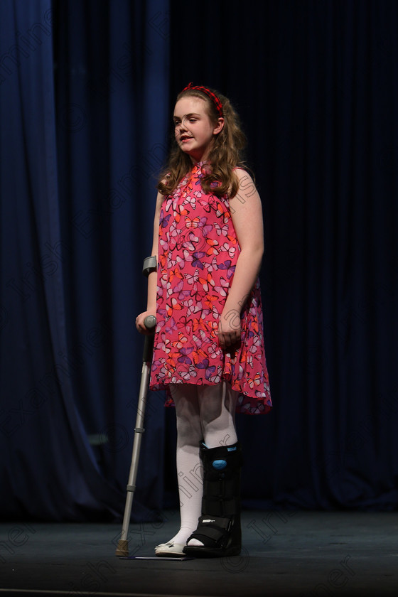 Feis22022018Thu11 
 11
Kelly Magee performing.
 Speech and Drama Classes: 363: Solo Verse Speaking Girls 12 Years and Under –Section 1
Feis Maitiú 92nd Festival held in Fr. Mathew Hall. EEjob 22/02/2018 Picture: Gerard Bonus.