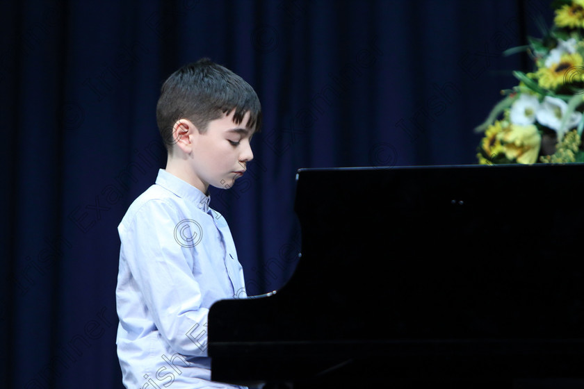Feis01022019Fri03-(1) 
 3
Ewan McCrohan performing set piece.

Class: 166: Piano Solo: 10Yearsand Under (a) Kabalevsky – Toccatina, (No.12 from 30 Childrens’ Pieces Op.27). (b) Contrasting piece of own choice not to exceed 3 minutes.
 Feis Maitiú 93rd Festival held in Fr. Matthew Hall. EEjob 01/02/2019. Picture: Gerard Bonus