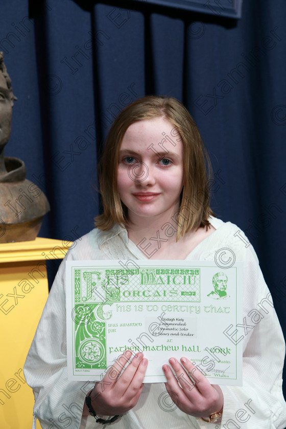 Feis21022018Wed54 
 54
Commended Clodagh Kelly from Mallow.
 Speech and Drama Class: 327: “The Hartland Memorial Perpetual Trophy” Dramatic Solo12 years and under section 3 Feis Maitiú 92nd Festival held in Fr. Mathew Hall, EEjob 21/02/2018 Picture: Gerard Bonus.