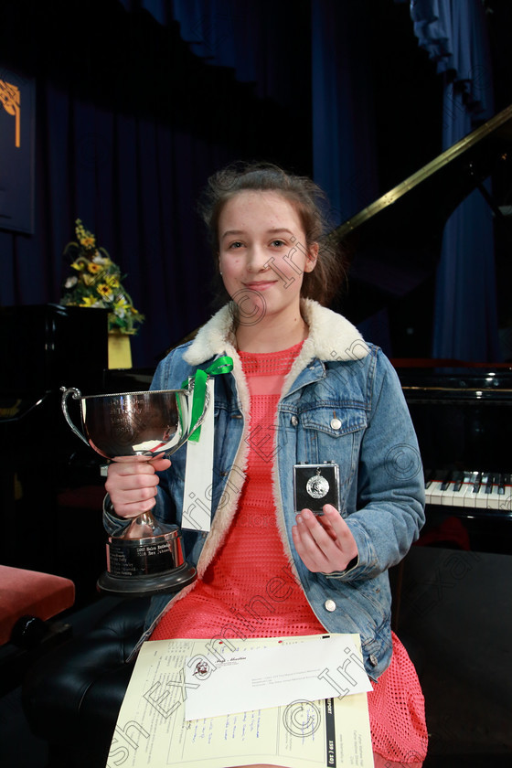 Feis0702109Thu06 
 6
Cup winner and Silver Medallist Aoife O’Donovan from Douglas the Adjudicator was pleased with her Beethoven “Very well shaped & dynamics”.

Class: 159: “The Maud O’Hanlon Perpetual Cup” Piano Repertoire 14Yearsand Under A Programme of contrasting style and period, time limit 12 minutes.

Feis Maitiú 93rd Festival held in Fr. Matthew Hall. EEjob 07/02/2019. Picture: Gerard Bonus
