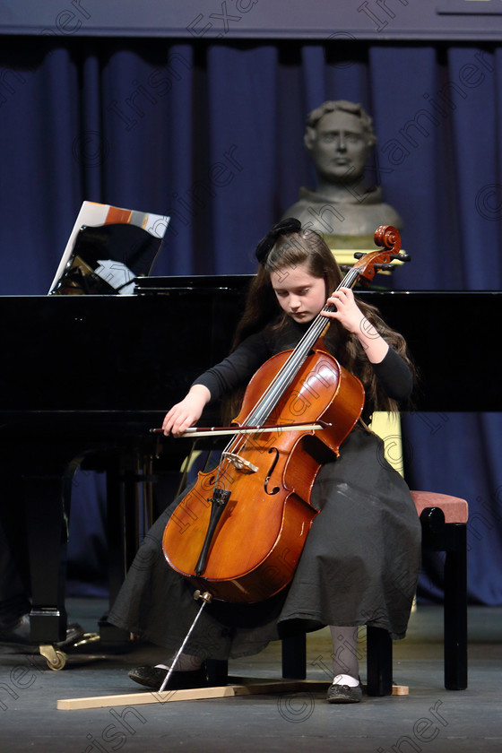 Feis01022019Fri35 
 35
Sadhbh Randles performing set piece.

Class: 251: Violoncello Solo 10 Years and Under (a) Carse – A Merry Dance. 
(b) Contrasting piece not to exceed 2 minutes.

Feis Maitiú 93rd Festival held in Fr. Matthew Hall. EEjob 01/02/2019. Picture: Gerard Bonus