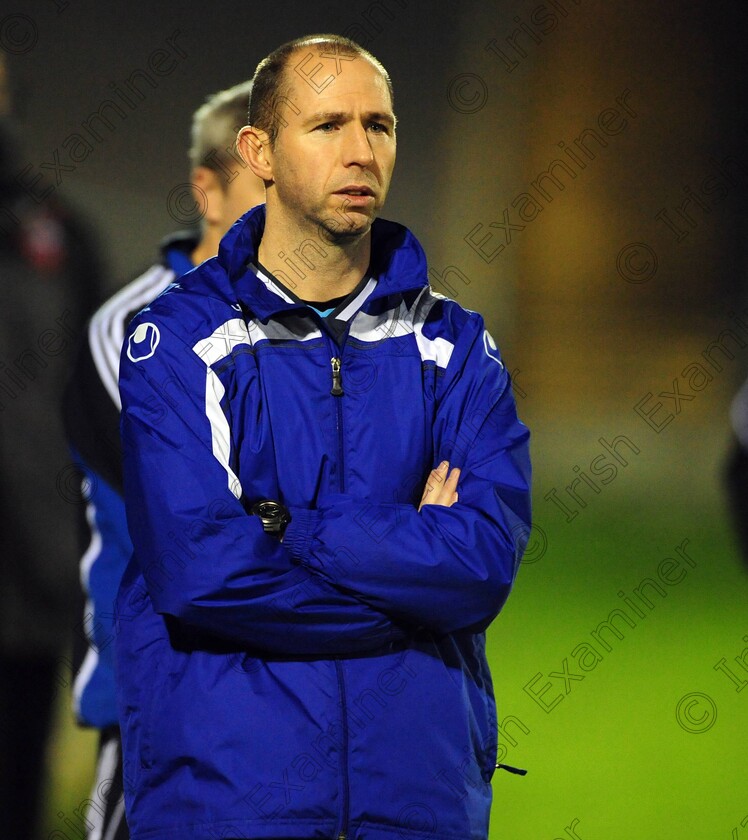 1575927 
 College Corinthians manager Dave Aherne during the Keane cup final against Midleton FC at Turners Cross
Picture: Eddie O'Hare