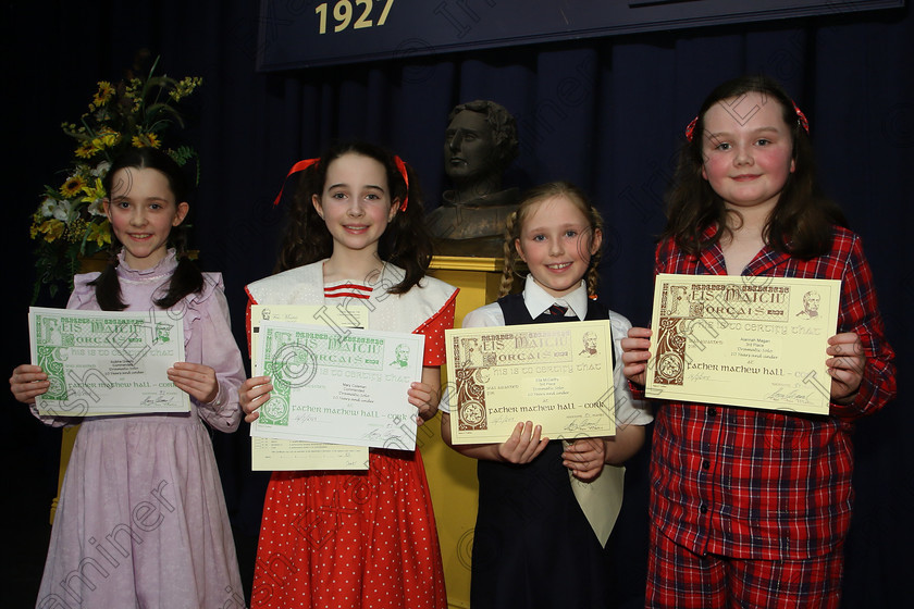 Feis16032018Fri42 
 41
Silver Medallist Sophia Newell from Fermoy for her performance of “Kinder Transport”.
 Speech and Drama Class: 328: “The Fr. Nessan Shaw Memorial Perpetual Cup” Dramatic Solo 10 Years and Under Section 3 Feis Maitiú 92nd Festival held in Fr. Mathew Hall. EEjob 16/03/2018 Picture: Gerard Bonus.