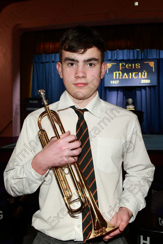Feis28022020Fri54 
 54
Senan from Upper Glanmire played the Trumpet.

Class:203: “The Billy McCarthy Memorial Perpetual Cup” 16 Years and Under

Feis20: Feis Maitiú festival held in Father Mathew Hall: EEjob: 28/02/2020: Picture: Ger Bonus.