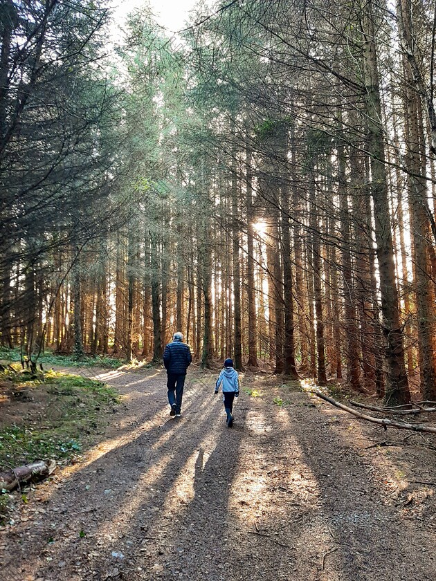 20211205 124006 
 Ben Stack and his Granddad enjoying a stroll in Castlefreke Clonakilty