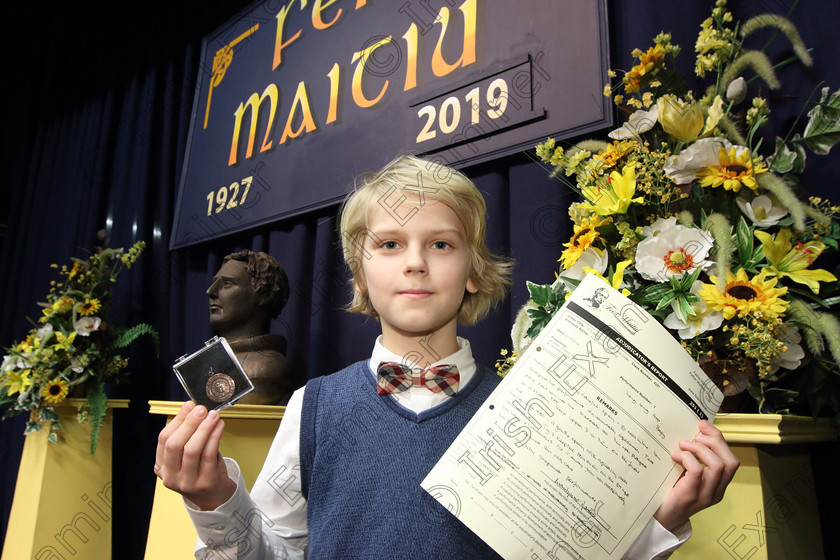 Feis01022019Fri42 
 42
Bronze Medallist Franciszek Jabkiewicz from Blarney.

Class: 251: Violoncello Solo 10 Years and Under (a) Carse – A Merry Dance. 
(b) Contrasting piece not to exceed 2 minutes.

Feis Maitiú 93rd Festival held in Fr. Matthew Hall. EEjob 01/02/2019. Picture: Gerard Bonus