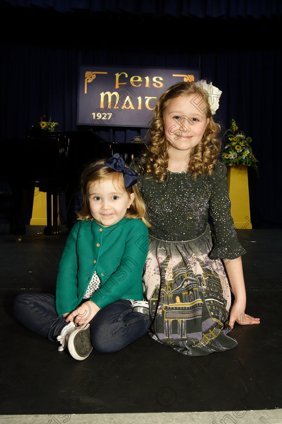 Feis27032018Tue04 
 4
Performer Lauren Mills from Montenotte with her little sister Olivia.
 Singing Class: 55: Girls Solo Singing 9 Years and Under Feis Maitiú 92nd Festival held in Fr. Mathew Hall. EEjob 27/03/2018 Picture: Gerard Bonus