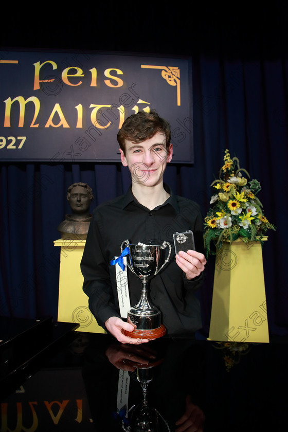 Feis26022019Tue79 
 79
Cup Winner and Silver Medallist Oisín O’Sullivan from Douglas.

Class: 22: “The Performers’ Academy Perpetual Cup” Songs from the Shows 
17 Years and Under One solo from any Musical.

Feis Maitiú 93rd Festival held in Fr. Mathew Hall. EEjob 26/02/2019. Picture: Gerard Bonus