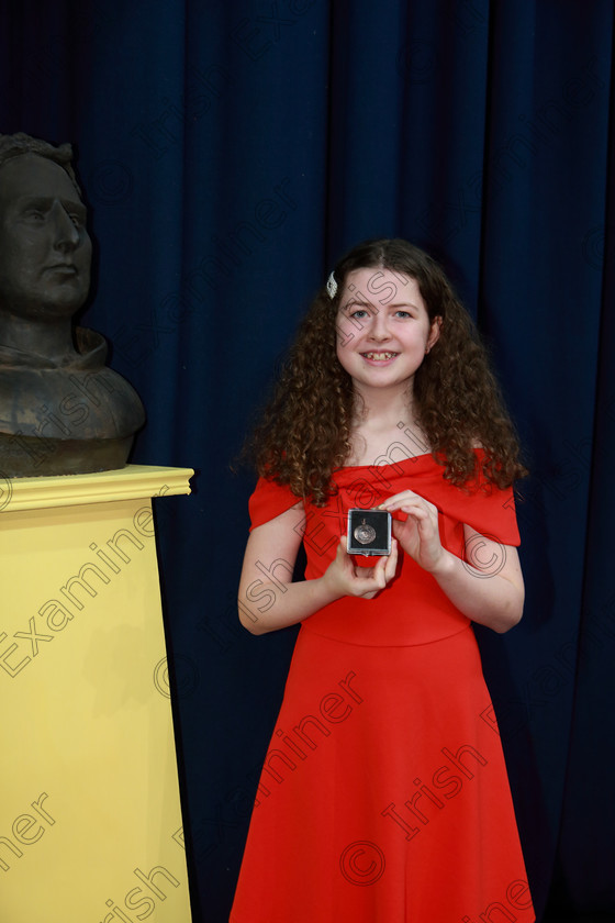 Feis10022020Mon10 
 10
 Bronze Medallist Regina Burke from Limerick.

Class:53: Girls Solo Singing 13 Years and Under

Feis20: Feis Maitiú festival held in Father Mathew Hall: EEjob: 10/02/2020: Picture: Ger Bonus.