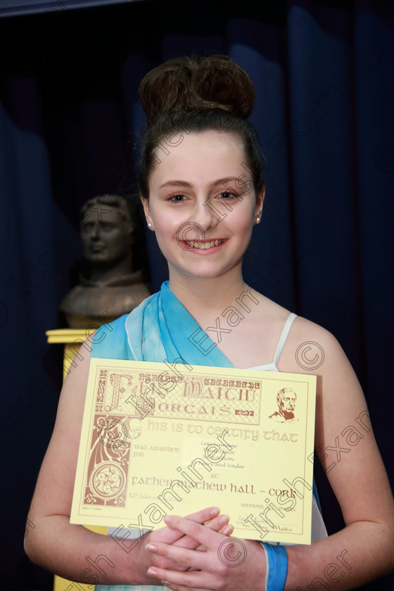 Feis12022020Wed81 
 81
Joint Third: Lexi Linnane from Mahon

Class:113: “The Edna McBirney Memorial Perpetual Award” Solo Action Song 12 Years and Under

Feis20: Feis Maitiú festival held in Father Mathew Hall: EEjob: 11/02/2020: Picture: Ger Bonus.