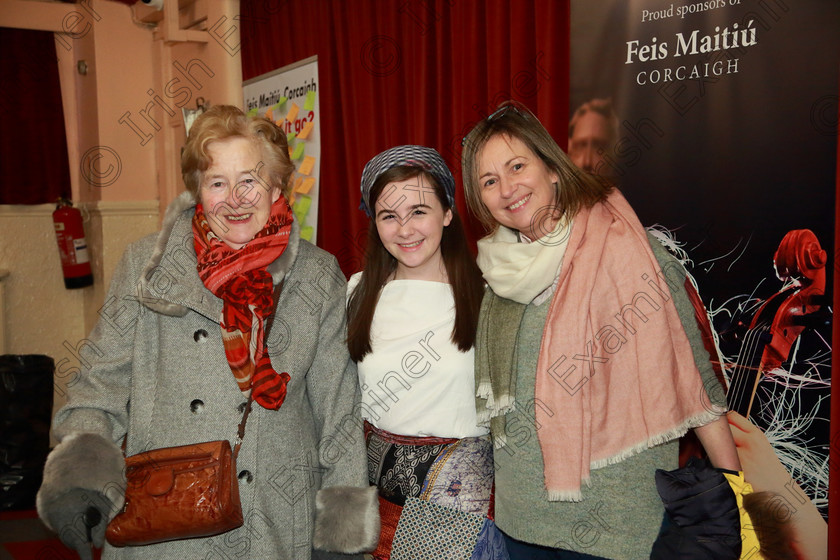 Feis10022019Sun02 
 2
Faye Herlihy from Ballinhassig with her Grandmother Maureen and Mother Lee.

Class: 112: The C.A.D.A. Perpetual Trophy” Solo Action Song 14 Years and Under –Section 2 An action song of own choice.

Feis Maitiú 93rd Festival held in Fr. Matthew Hall. EEjob 10/02/2019. Picture: Gerard Bonus
