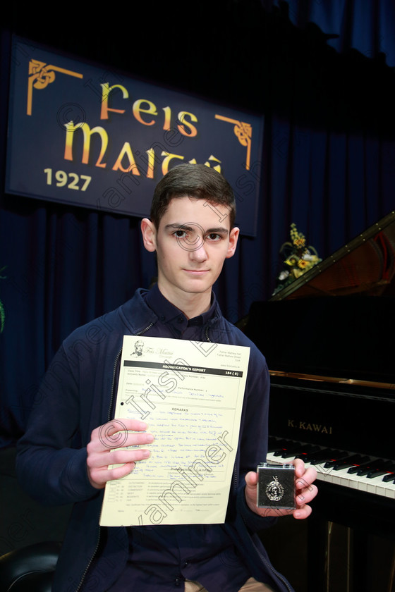 Feis0202109Sat21 
 21
Silver Medallist Lucca O’Carroll from Tralee

Class: 184: Piano Solo 15 Years and Under –Confined Two contrasting pieces not exceeding 4 minutes. “The Kilshanna Music Perpetual Cup”

Feis Maitiú 93rd Festival held in Fr. Matthew Hall. EEjob 02/02/2019. Picture: Gerard Bonus