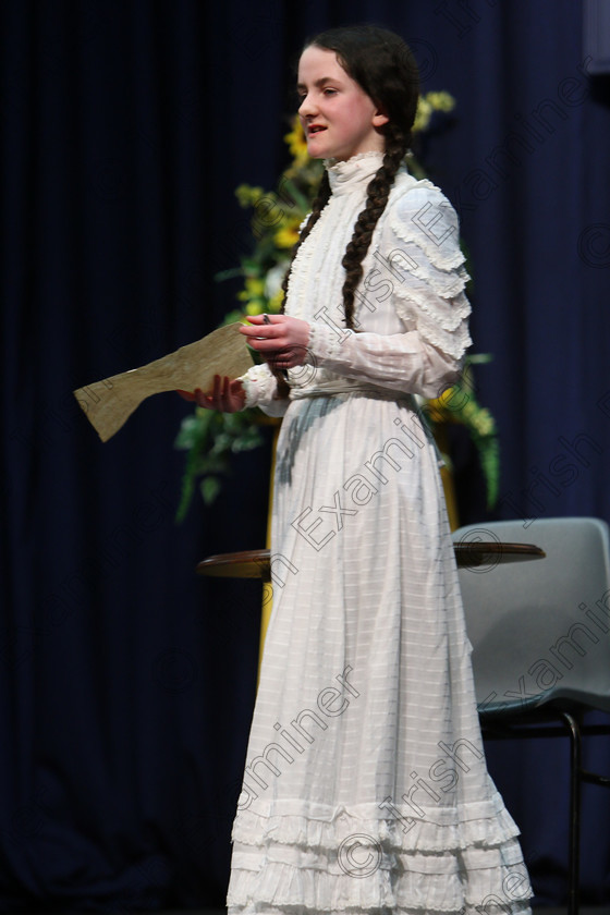 Feis20022018Tue70 
 69~70
Eabha Walsh performing as Amy writing her Will from “Little Women”.
69~70
Eabha Walsh performing as Amy writing her Will from “Little Women”.
 Speech and Drama Class: 326: “The James O’Donovan Memorial Perpetual Cup” “Year sand Dramatic Solo 14 Section 2 Under Feis Maitiú 92nd Festival held in Fr. Mathew Hall. EEjob 20/02/2018 Picture: Gerard Bonus.