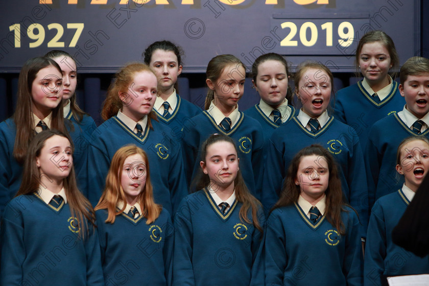 Feis27022019Wed58 
 56~60
Glanmire Community School singing “It’s Only a Paper Moon” and “Can You Hear Me”

Class: 82: “The Echo Perpetual Shield” Part Choirs 15 Years and Under Two contrasting songs.

Feis Maitiú 93rd Festival held in Fr. Mathew Hall. EEjob 27/02/2019. Picture: Gerard Bonus