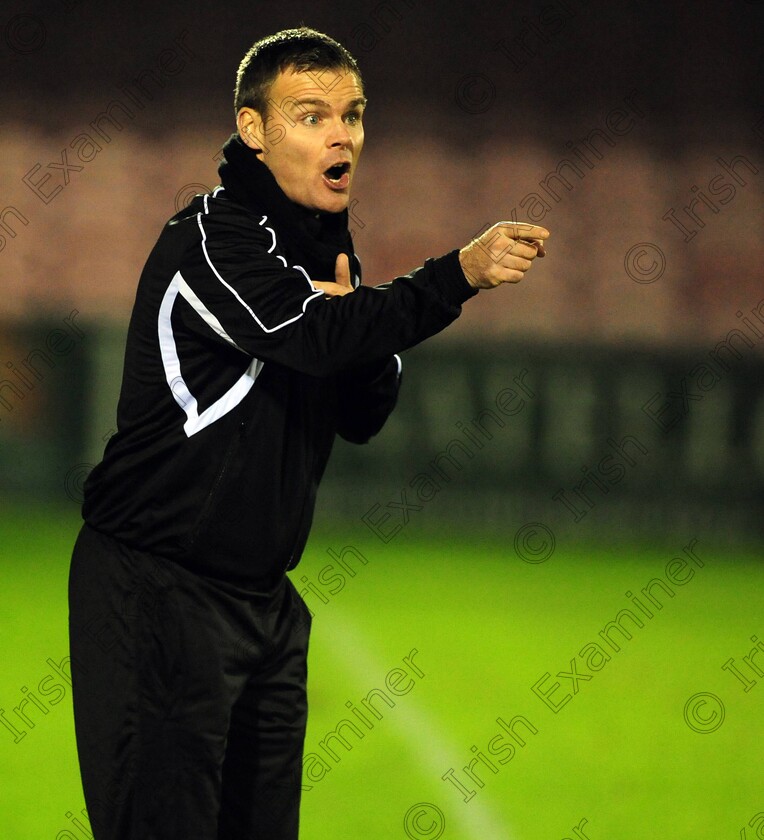 1584973 
 Midleton FC manager Anthony Wolfe during the Keane cup final against College Corinthians at Turners Cross Picture: Eddie O'Hare