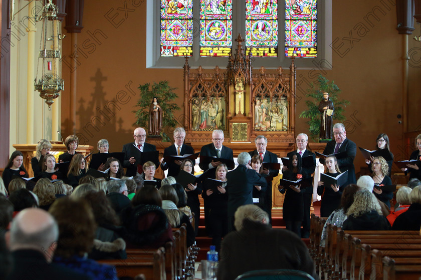 Feis0302109Sun22 
 20~23
Castlemartyr Choir singing “Dixit Maria” Conducted by Tomás O Tuama.

Class: 76: “The Wm. Egan Perpetual Cup” Adult Sacred Choral Group or Choir Two settings of Sacred Words.

Feis Maitiú 93rd Festival held in Fr. Matthew Hall. EEjob 03/02/2019. Picture: Gerard Bonus.
