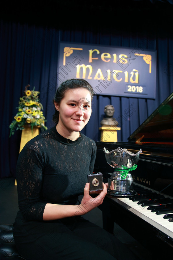 Feis03022018Sat26 
 26
Gold Medallist and Cup Winner Cut Aina Hannisa from Model Farm Road Instrumental Music: Class: 156: “The Bernard Curtis Memorial Perpetual Cup” Piano Sonata Feis Maitiú 92nd Festival held in Fr. Matthew Hall. EEjob 02/02/2018 Picture: Gerard Bonus.