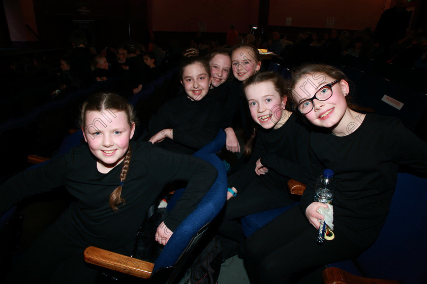 Feis23022018Fri94 
 94
Addison O’Neill, Zoë Buckley, Sinead Ní Rinn, Emma Dunne, Olivia Crowley and Cassie McCann from CADA Performing Arts.
 Speech and Drama Class: 468 “The Ide McSweeney Perpetual Cup” Group Mime 11 Years and Under Feis Maitiú 92nd Festival held in Fr. Mathew Hall. EEjob 23/02/2018 Picture: Gerard Bonus.