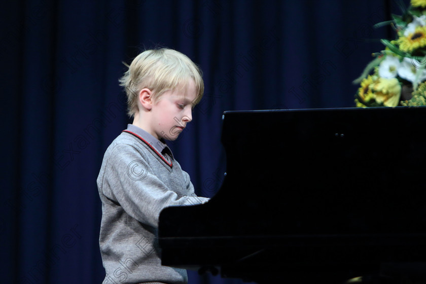Feis01022019Fri05 
 5
Isaac Scanlan Cotter performing set piece.

Class: 166: Piano Solo: 10Yearsand Under (a) Kabalevsky – Toccatina, (No.12 from 30 Childrens’ Pieces Op.27). (b) Contrasting piece of own choice not to exceed 3 minutes.
 Feis Maitiú 93rd Festival held in Fr. Matthew Hall. EEjob 01/02/2019. Picture: Gerard Bonus