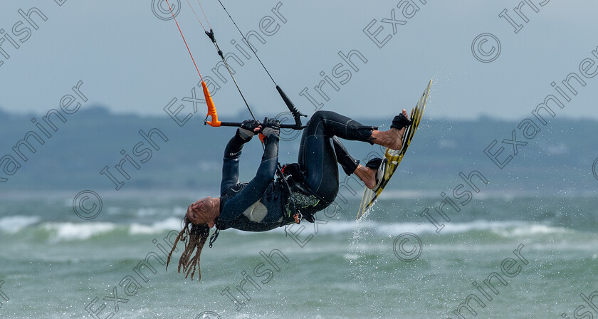 DSC 9753 
 Gabriel Frekete from Cork kitesurfing off Ballynamoma Beach in East Cork. Photo: Mark Leo