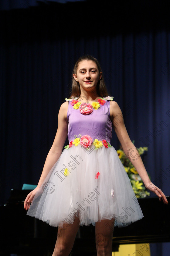 Feis07032018Wed26 
 26
Ninette Donougher performing “Time” from Beauty and the Beast.
 Singing and School Choirs Class: 112: “The C.A.D.A. Perpetual Trophy” Solo Action Song 14 Years and Under Section 1 Feis Maitiú 92nd Festival held in Fr. Mathew Hall. EEjob 06/03/2018 Picture: Gerard Bonus.