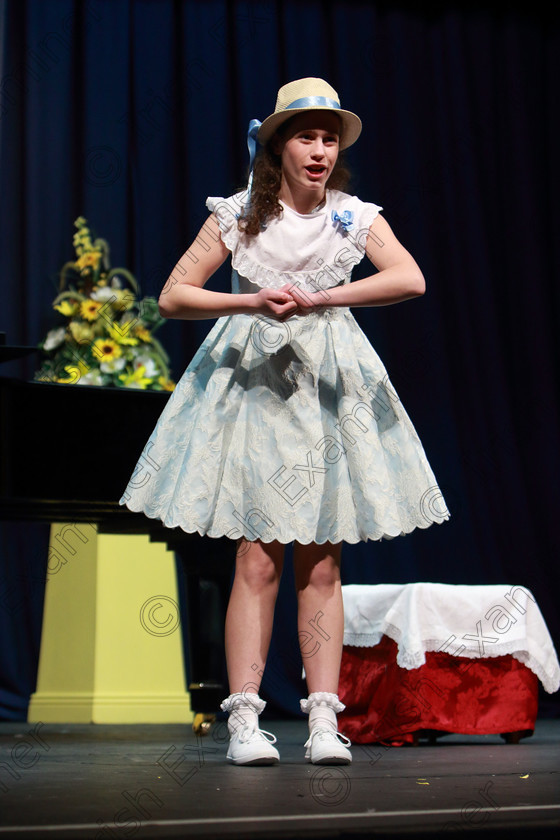 Feis05032019Tue05 
 5
Aoife Tuthill from Kilbrittain giving a Bronze Medal performance of “Live Out Loud” from The Little Princess.

Class: 113: “The Edna McBirney Memorial Perpetual Award” Solo Action Song 12 Years and Under –Section 2 An action song of own choice.

Feis Maitiú 93rd Festival held in Fr. Mathew Hall. EEjob 05/03/2019. Picture: Gerard Bonus