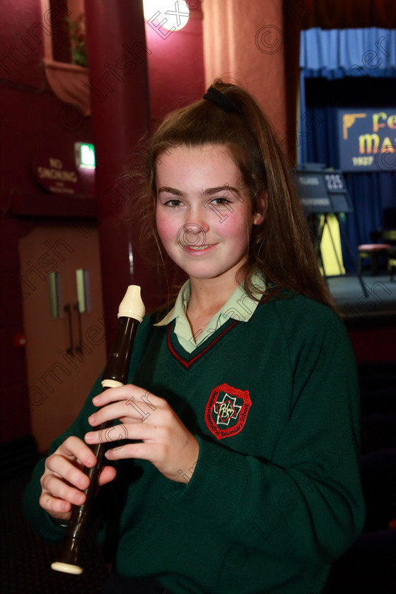 Feis08022019Fri11 
 11
Performer Cora Higgins from Innishannon.

Class: 222: Recorders Solo 16 Years and Under Programme not to exceed 8 minutes.

Feis Maitiú 93rd Festival held in Fr. Matthew Hall. EEjob 08/02/2019. Picture: Gerard Bonus