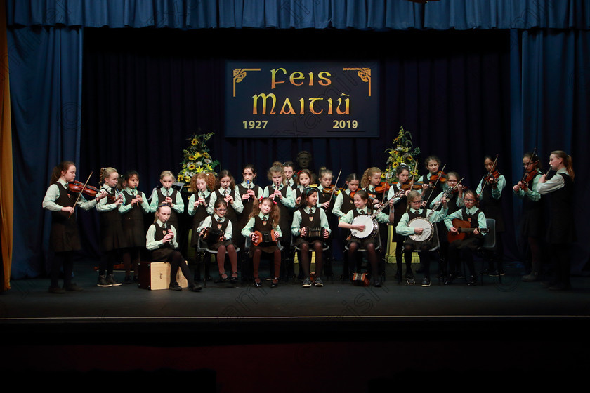 Feis12022019Tue35 
 33~38
St Catherine’s NS Bishopstown performing

Class: 284: “The Father Mathew Street Perpetual Trophy” Primary School Bands –Mixed Instruments Two contrasting pieces.

Feis Maitiú 93rd Festival held in Fr. Mathew Hall. EEjob 12/02/2019. Picture: Gerard Bonus