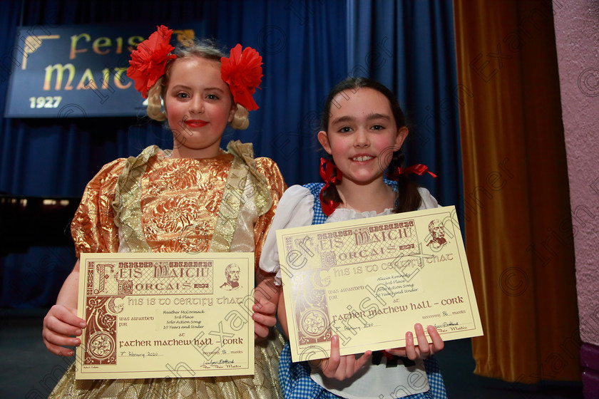 Feis07022020Fri76 
 76
Third Places for Heather McCormack and Alicia Kennedy from Ballincollig and Killeens

Class:114: “The Henry O’Callaghan Memorial Perpetual Cup” Solo Action Song 10 Years and Under

Feis20: Feis Maitiú festival held in Father Mathew Hall: EEjob: 07/02/2020: Picture: Ger Bonus.