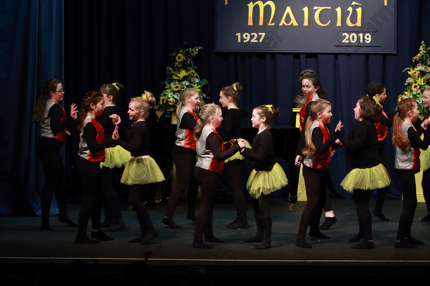 Feis12022019Tue41 
 39~44
Vocal Studios of Orla Fogarty giving a 3rd place performance.

Class: 102: “The Juvenile Perpetual Cup” Group Action Songs 13 Years and Under A programme not to exceed 10minutes.

Feis Maitiú 93rd Festival held in Fr. Mathew Hall. EEjob 12/02/2019. Picture: Gerard Bonus